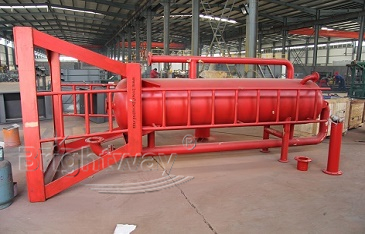 Rear view of Brightway Mud Gas Separator 