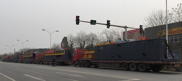 the shipment of drilling mud solid control system