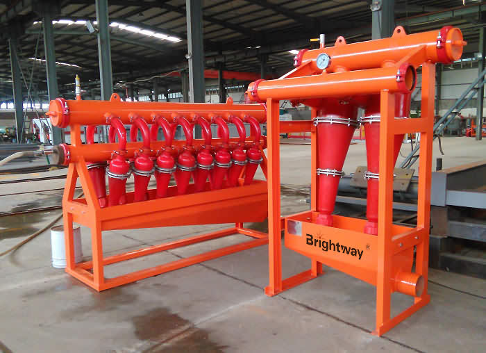 Desanding and desilting system made by Brightway