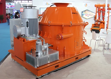 Side View of BWLS1600 Cutting Dryer