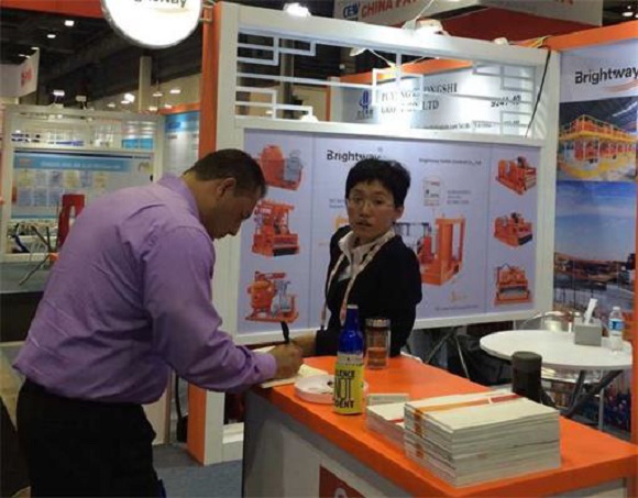 Brightway Booth in OTC 2015