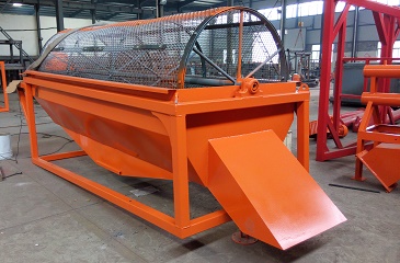 Rear View of drum creen