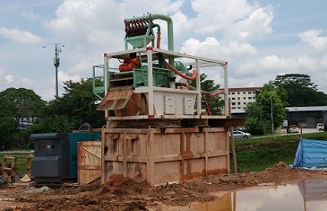 250m3/h Micro-tunneling Separation Plant 