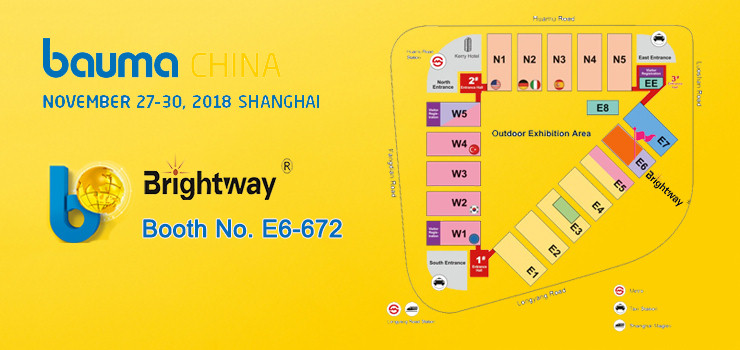 Brightway 2018 Bauma China in Shanghai