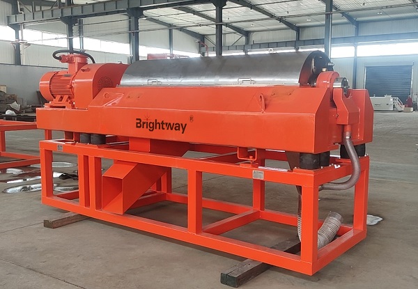 Brightway decanter centrifuge in the workshop