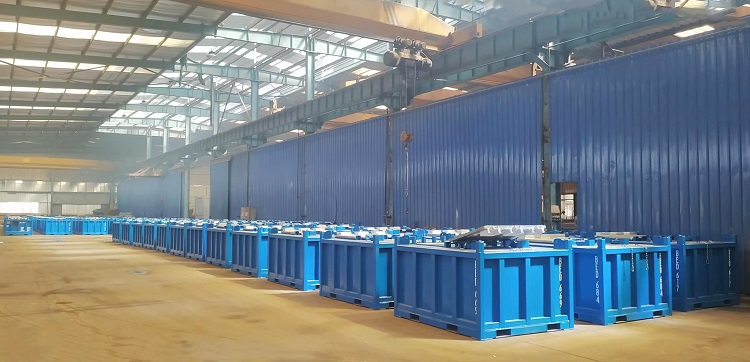 100 set of Offshore Mud Skip Container for Egypt